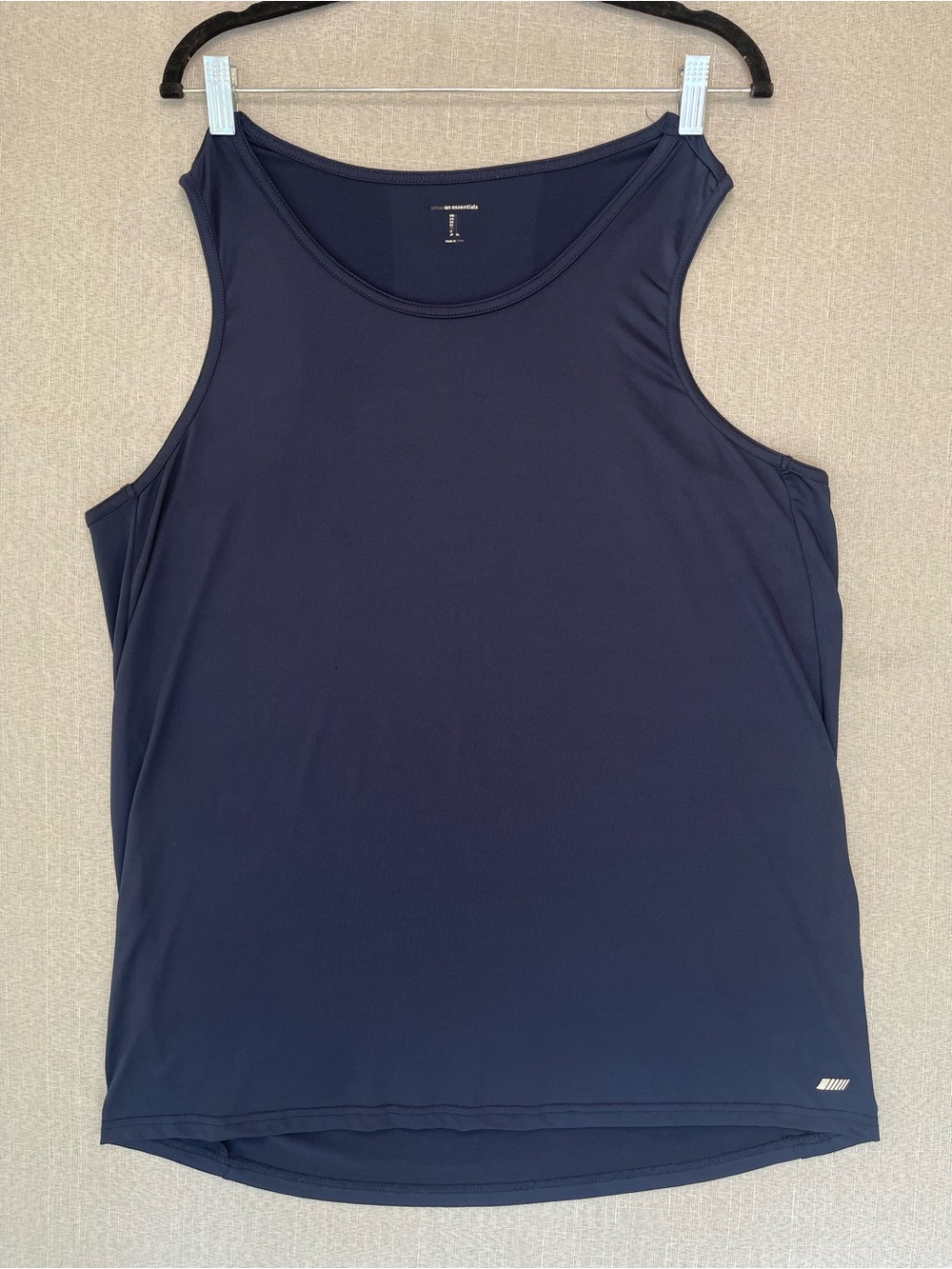 Amazon Essentials Men's Navy Swim Tank Top size Large